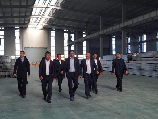 合肥市肥东县县委书记孙良鸿一行领导莅临我司投资建设的金阳(安徽)